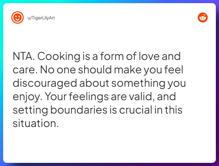 Comment from u/TigerLilyArt