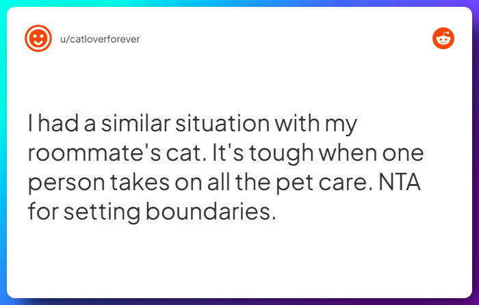 Comment from u/catloverforever