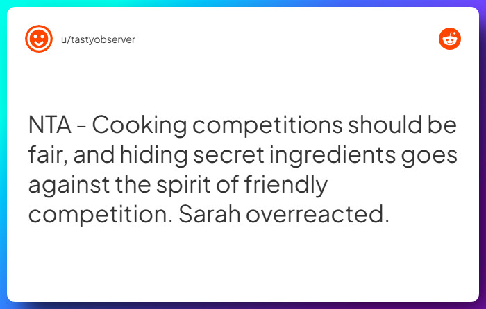 Comment from u/tastyobserver