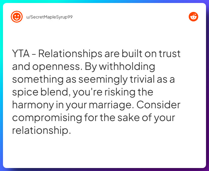 Comment from u/SecretMapleSyrup99