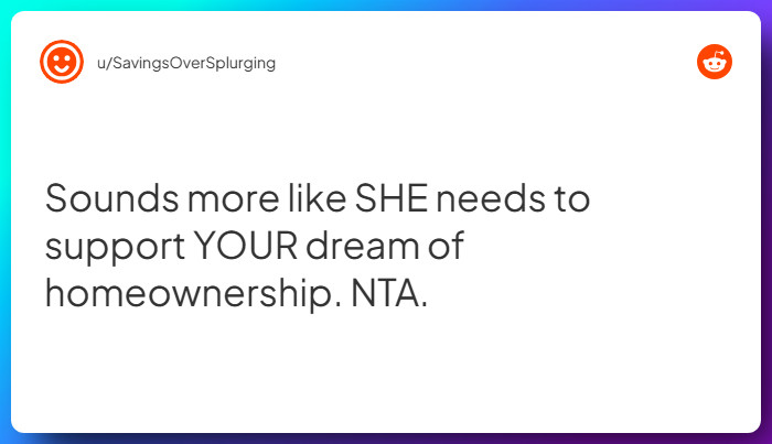 Comment from u/SavingsOverSplurging