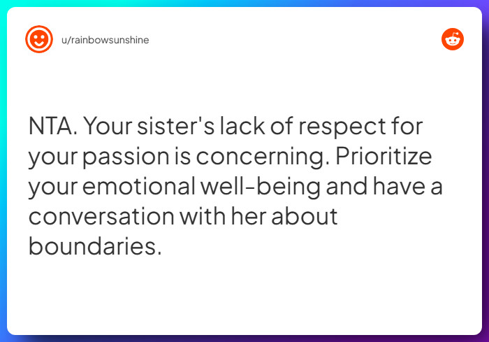 Comment from u/rainbowsunshine