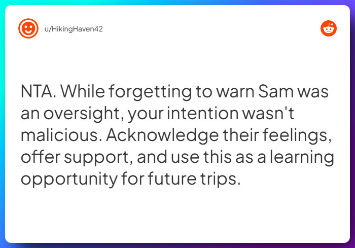 Comment from u/HikingHaven42