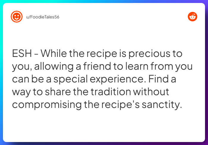 Comment from u/FoodieTales56