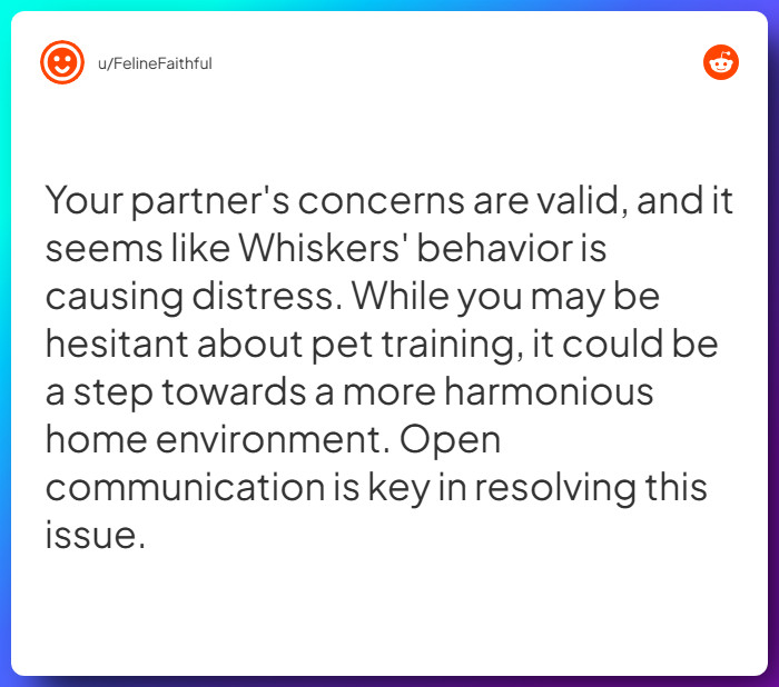 Comment from u/FelineFaithful