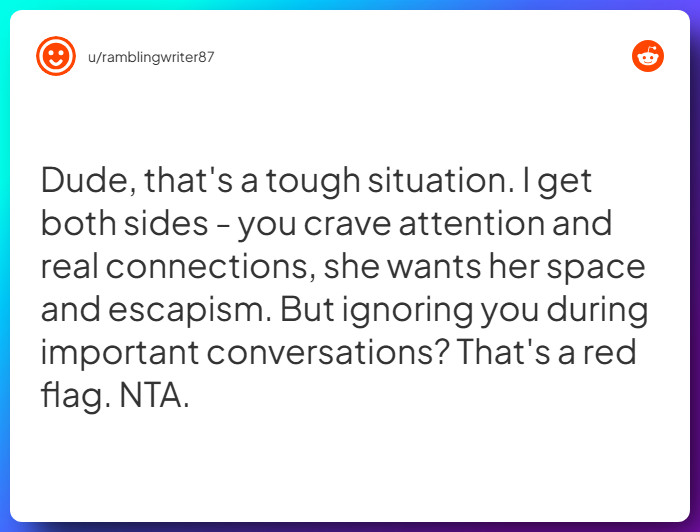 Comment from u/ramblingwriter87