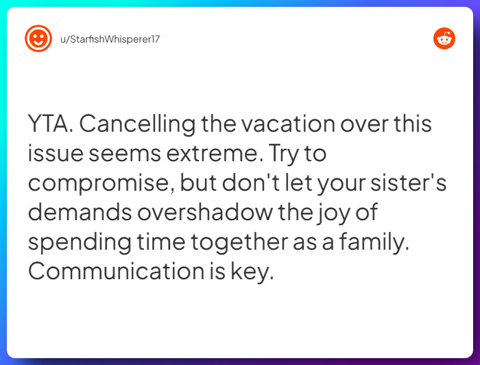 Comment from u/StarfishWhisperer17