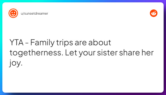 Comment from u/sunsetdreamer