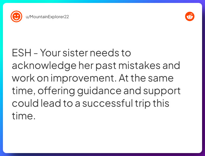 Comment from u/MountainExplorer22