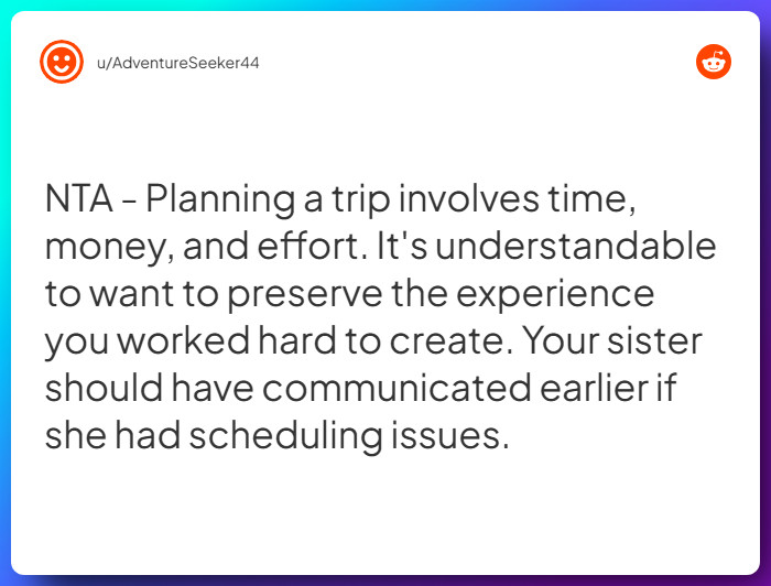 Comment from u/AdventureSeeker44