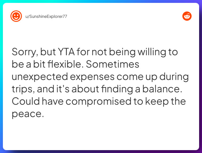 Comment from u/SunshineExplorer77