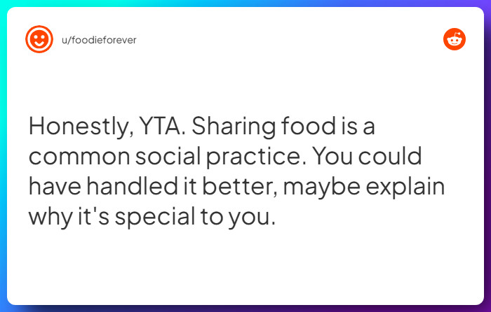 Comment from u/foodieforever