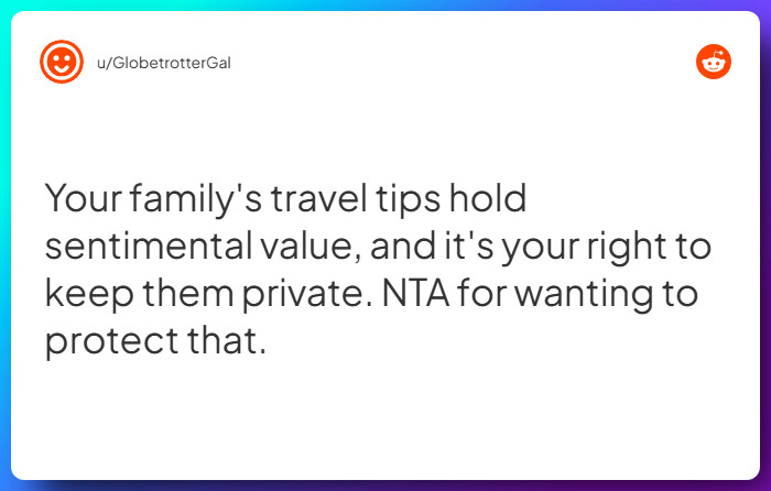 Comment from u/GlobetrotterGal