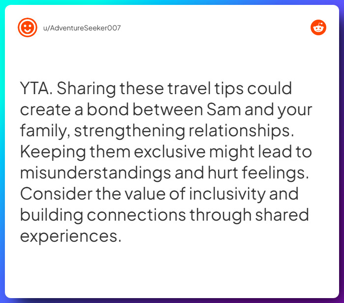 Comment from u/AdventureSeeker007