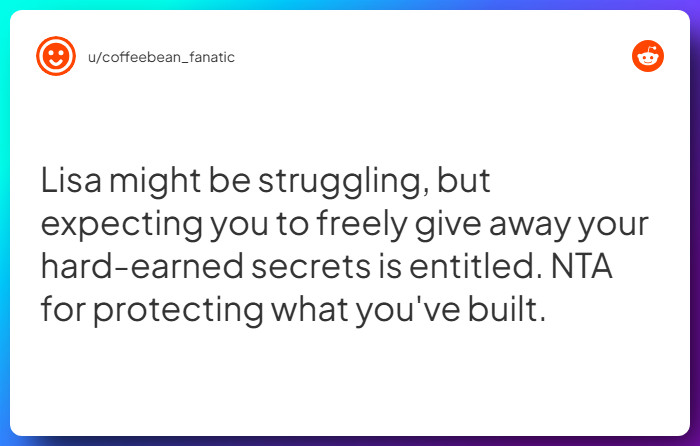 Comment from u/coffeebean_fanatic