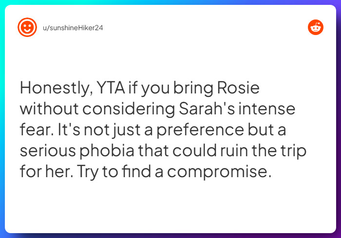 Comment from u/sunshineHiker24