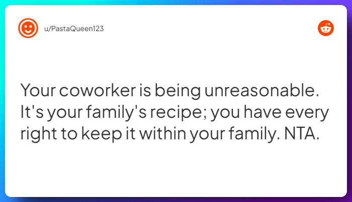 Comment from u/PastaQueen123