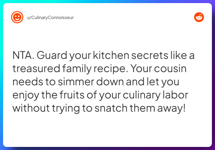 Comment from u/CulinaryConnoisseur