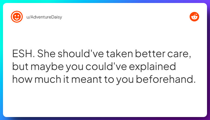 Comment from u/AdventureDaisy