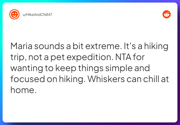 Comment from u/HikeAndChill47