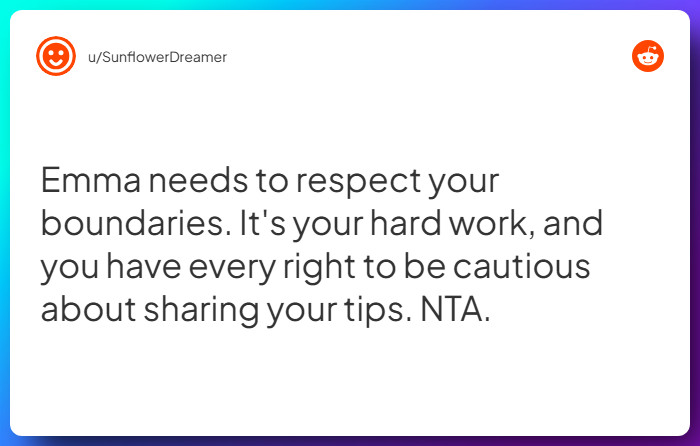 Comment from u/SunflowerDreamer