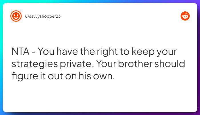 Comment from u/savvyshopper23