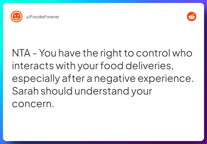 Comment from u/FoodieForever