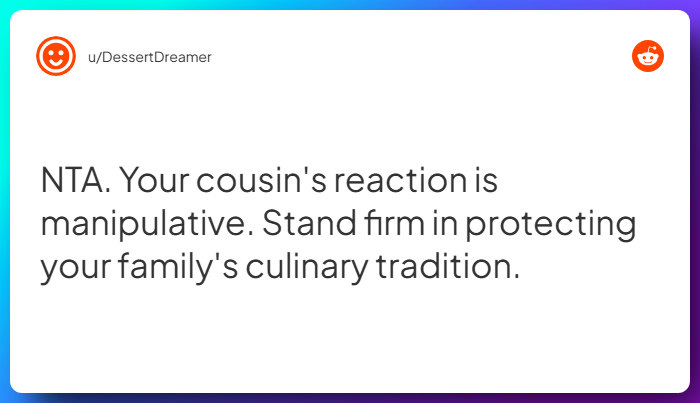 Comment from u/DessertDreamer