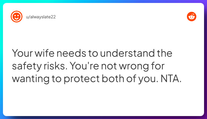 Comment from u/alwayslate22