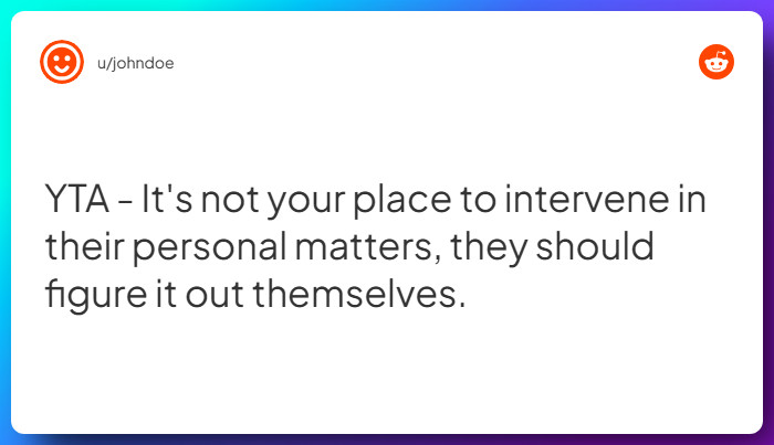 Comment from u/johndoe