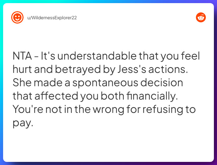 Comment from u/WildernessExplorer22