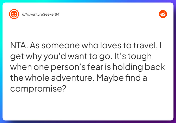 Comment from u/AdventureSeeker84