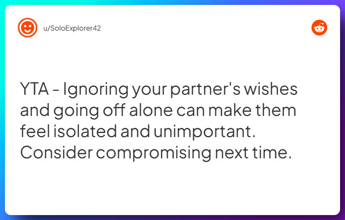 Comment from u/SoloExplorer42