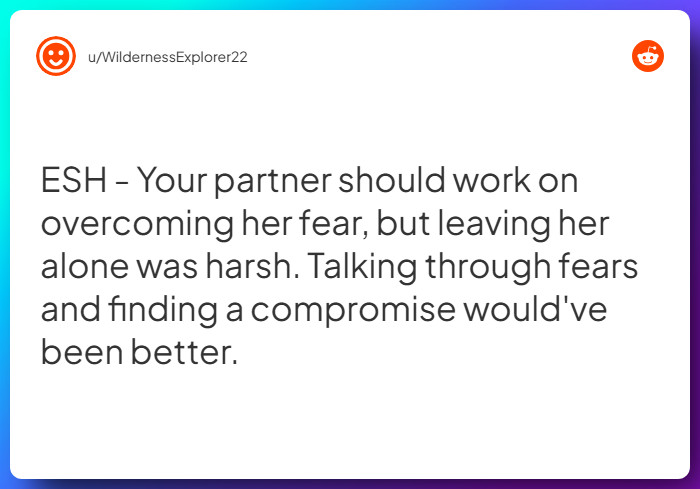 Comment from u/WildernessExplorer22