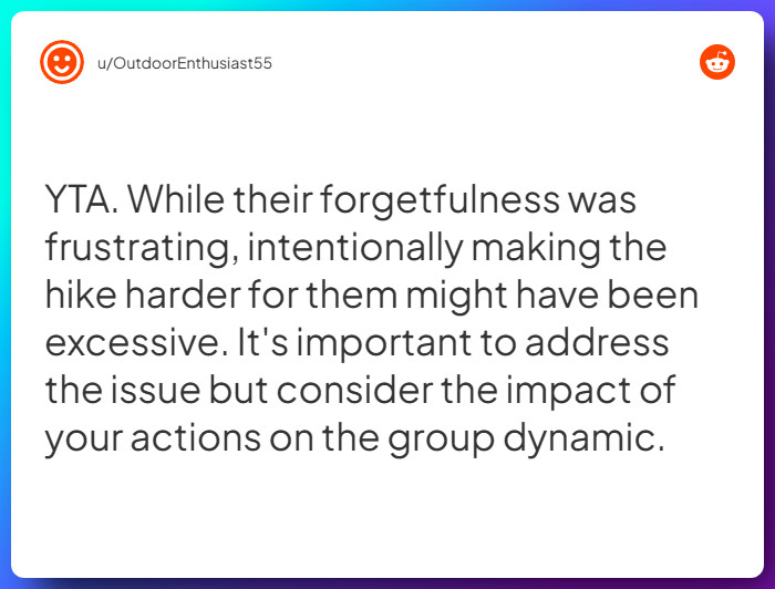 Comment from u/OutdoorEnthusiast55