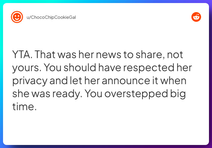 Comment from u/ChocoChipCookieGal