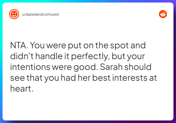 Comment from u/dazedandconfused