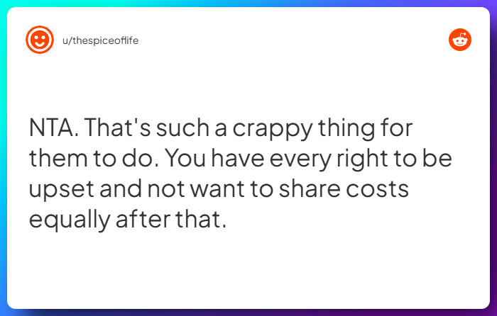 Comment from u/thespiceoflife