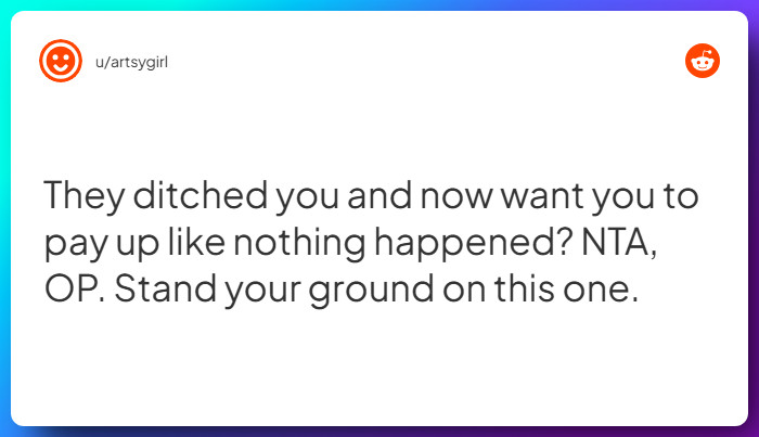 Comment from u/artsygirl