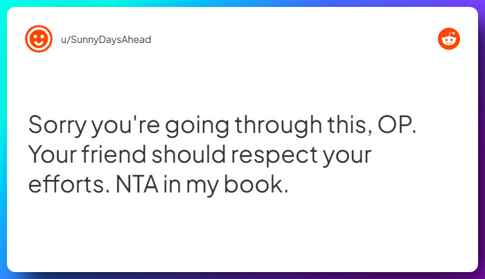 Comment from u/SunnyDaysAhead