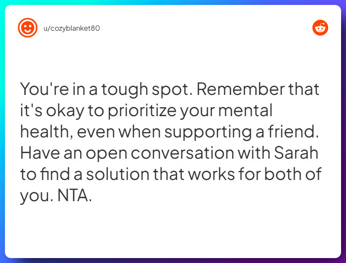 Comment from u/cozyblanket80