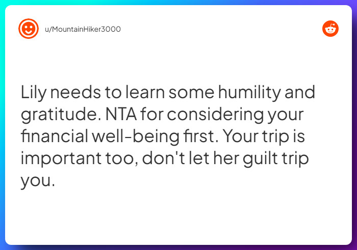 Comment from u/MountainHiker3000