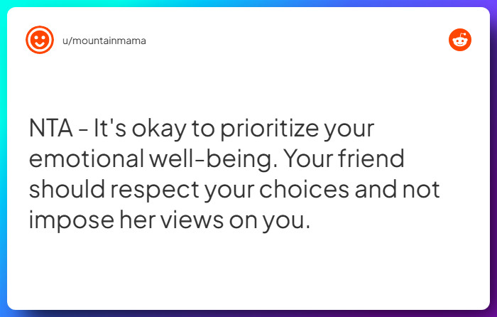 Comment from u/mountainmama