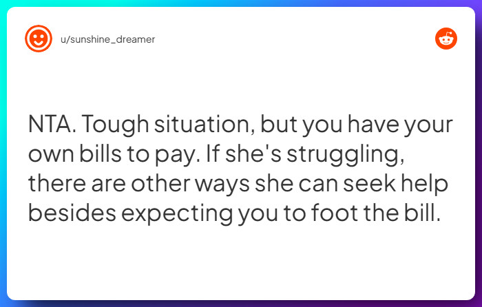 Comment from u/sunshine_dreamer