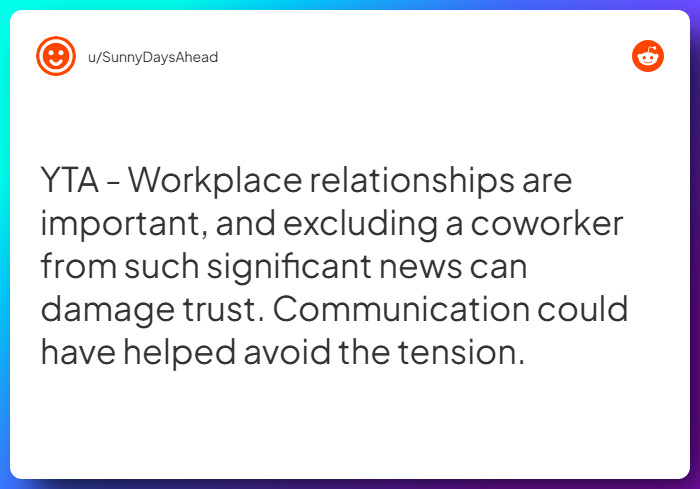 Comment from u/SunnyDaysAhead