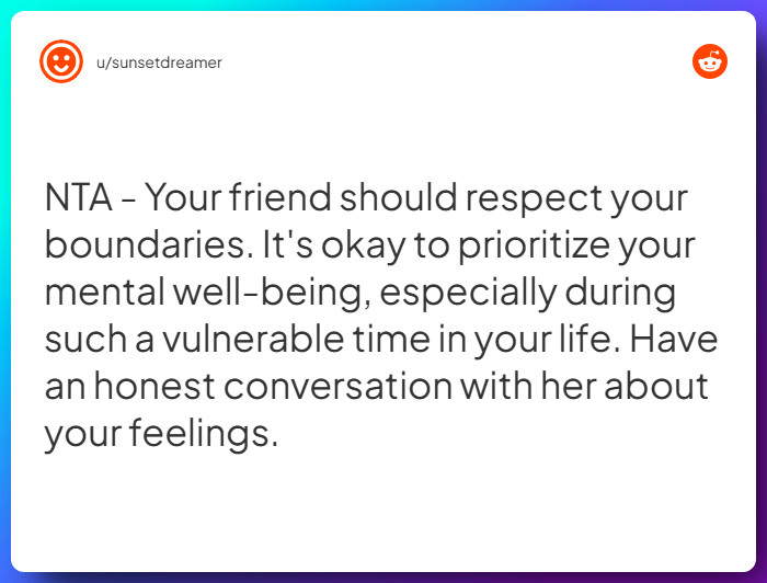 Comment from u/sunsetdreamer