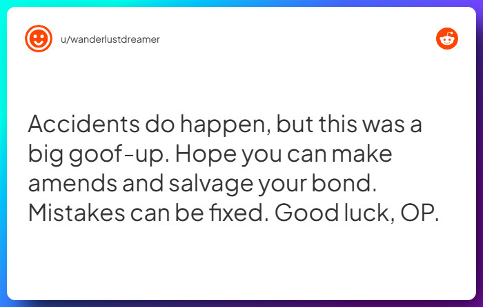 Comment from u/wanderlustdreamer