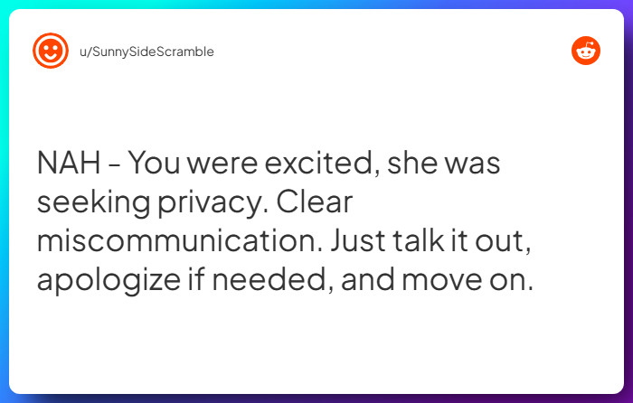 Comment from u/SunnySideScramble