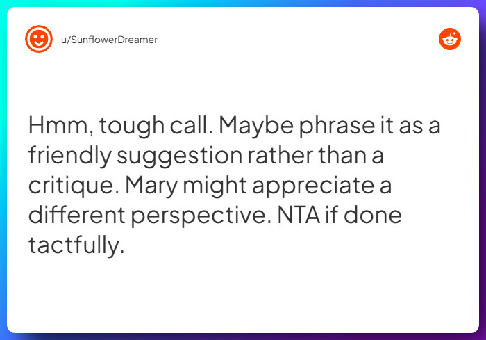 Comment from u/SunflowerDreamer