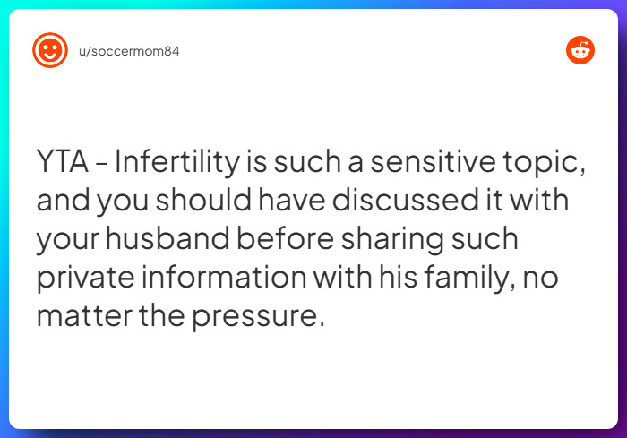 Comment from u/soccermom84